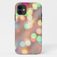Unschärfe Bild von beleuchteter Weihnachtsbeleuch