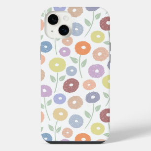 Unschärfe-Blumenmuster-Rpt-Vergangenheitsfarben au iPhone 14 Plus Hülle