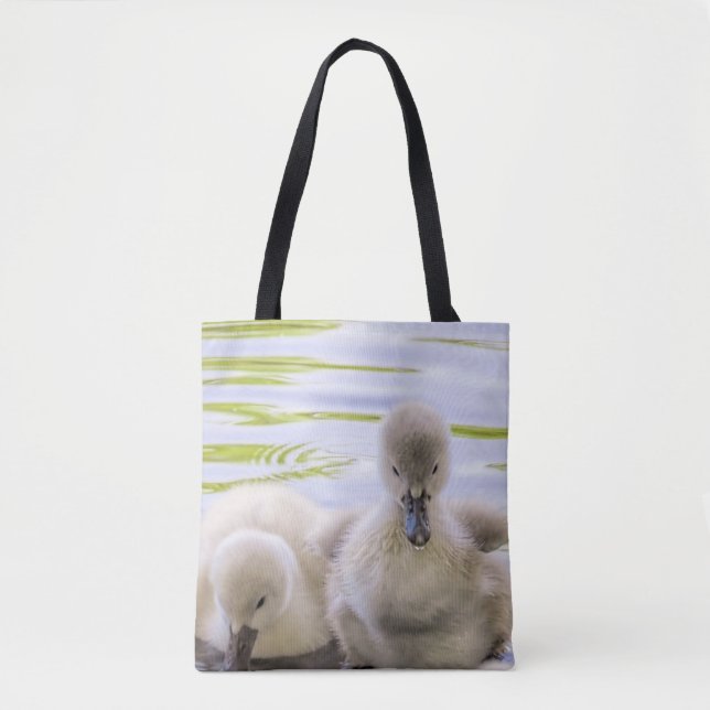 Unscharfe Cygnets - Tasche (Vorderseite)