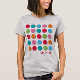 Unscharfe Farbpunkte Farbiger Spaß Benutzerdefinie T-Shirt