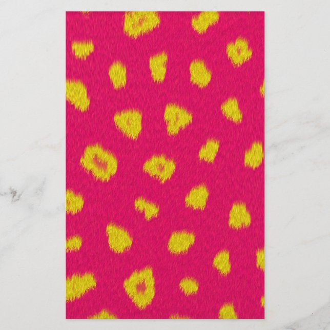 Unscharfe Fluffy Monster Fur Briefpapier (Vorderseite)