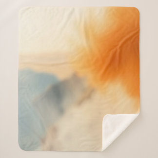 Unschärfe Kunst Neutral Warm Abstrakt Sherpadecke