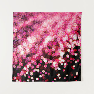 Unscharfe Lichter verschwommen abstrakt rosa Farbr Wandteppich