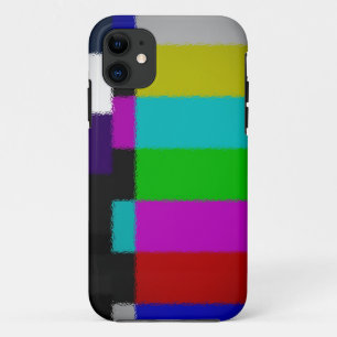 Unscharfer Fernsehtest-Schirm iPhone Kasten Case-Mate iPhone Hülle