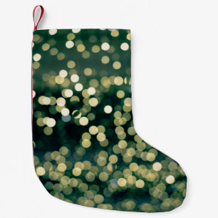 Unscharfer Hintergrund Feiertage. abstrakt Kleiner Weihnachtsstrumpf