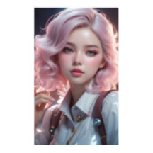 Unschärfes Mädchenporträt 1