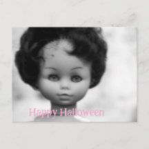 Unschärfes Puppenportrait - Halloween