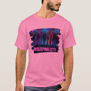 Unschlafende Stadt - Mystisches Urbanes Fantasy-De T-Shirt
