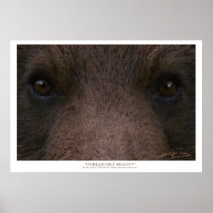 UNSCHÖNE SCHÖNHEIT (Grizzly Bär) ~ Kunstdrucke Poster