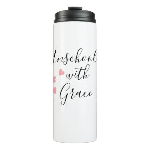 Unschulbildung Mama Grace Hearts Thermosbecher