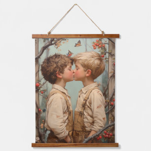 Unschuld im Blut Wandteppich Mit Holzrahmen