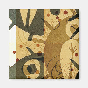 Unschuld im Extremis Brown Grunge Magnet
