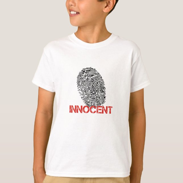 unschuldig | Fingerprint Cool Graphic T-Shirt (Vorderseite)