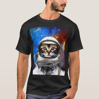 Unschuldige Augen der Astrokatze T-Shirt