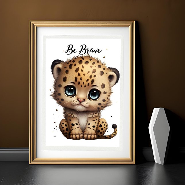 Unschuldige Augen, Wildes Herz: Baby Cheetah Poster (Von Creator hochgeladen)