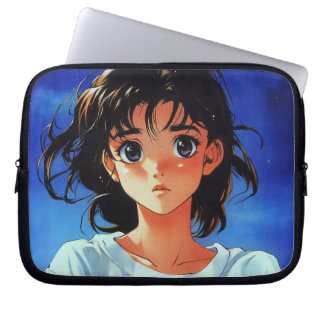 Unschuldiger Blick Anime Girl Laptop-Sieb Laptopschutzhülle