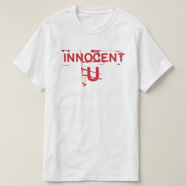 Unschuldiger T-Shirt (Design vorne)