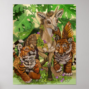 'Unschuldigkeit des neuen' Einhornplakats Poster