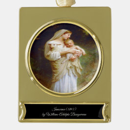 Unschuldigkeit von Bouguereau Banner-Ornament Gold