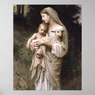 Unschuldigkeit von William Bouguereau Print Poster