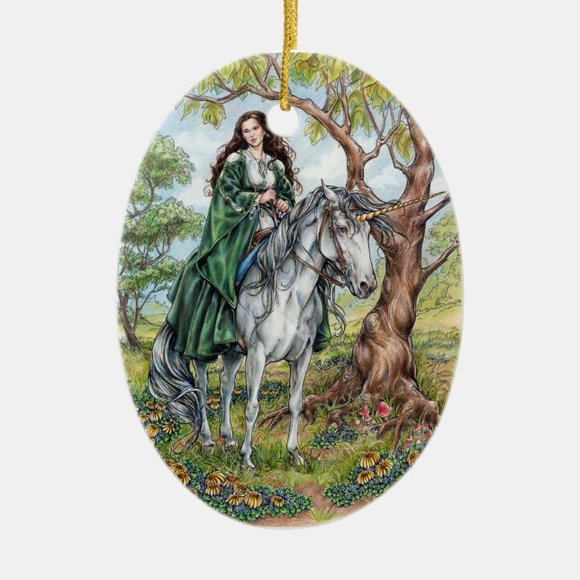 Unschulds-Verzierung Keramikornament (Vorne)