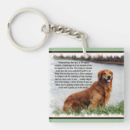 Unschüttelbarer Glaube Inspiration Schlüsselanhänger