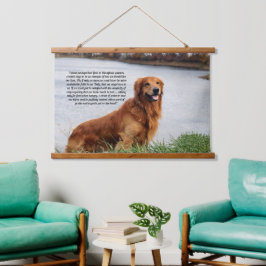 Unschüttelbarer Glaube Inspiration Wandteppich Mit Holzrahmen