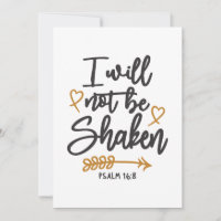 Unschüttelbarer Glaube - Psalm 16:8 Christliches D