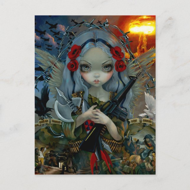 "Unseelie Court:  Krieg" Postkarte (Vorderseite)