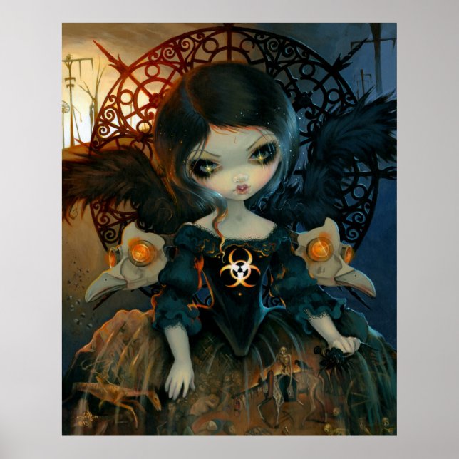 Unseelie Court: Pestilence ART PRINT Gothic Fairy Poster (Vorne)