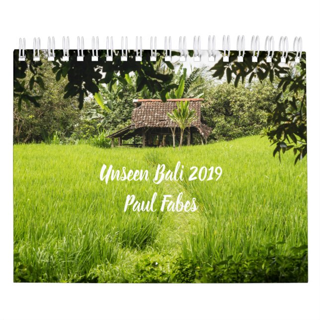 Unseen BaliFoto-Kalender 2019 Kalender (Titelbild)