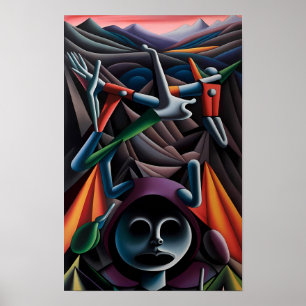 Unseen Ken Gage Surrealismus Poster
