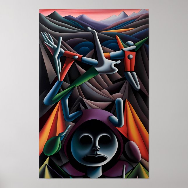 Unseen Ken Gage Surrealismus Poster (Vorne)