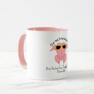 Unser 1 Friendsgiving Truthahn Sonnenbrille Freund Tasse