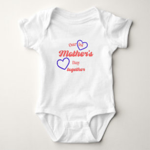 Unser 1. gemeinsamer Muttertag  Baby Strampler