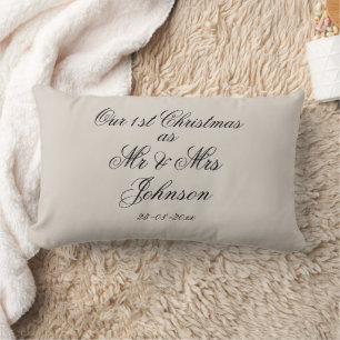 Unser 1. Weihnachten als Mr. & Mrs. Coupels Keepak Lendenkissen
