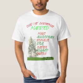 Unser 1. Weihnachten Verheiratet 2023 T-Shirt