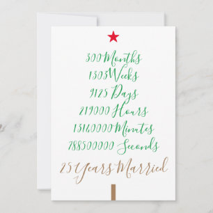 Unser 25. Weihnachten als Verheiratete
