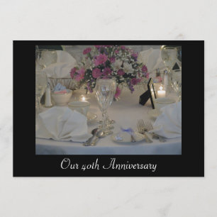 Unser 40. Jubiläum Einladung