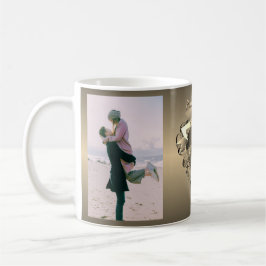 "Unser 8. Geburtstag der Bronze"+Foto+Herz Kaffeetasse