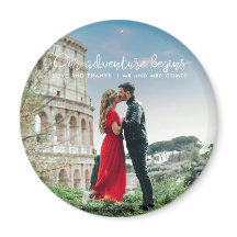 Unser Abenteuer beginnt Foto Danke Hochzeit