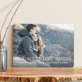 Unser Abenteuer beginnt | Foto Hochzeit Save The Date