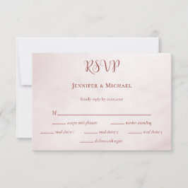 Unser Abenteuer beginnt mit der Hochzeit der Mondk RSVP Karte