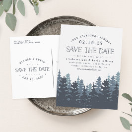 Unser Abenteuer beginnt | SAVE THE DATE Ankündigungspostkarte