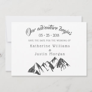 Unser Abenteuer beginnt ⎥ Save the Date Fotokarte