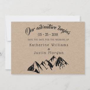 Unser Abenteuer beginnt ⎥ Save the Date Fotokarte