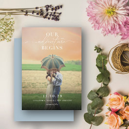 Unser Adventure Begins Script-Foto Rette den Momen Save The Date