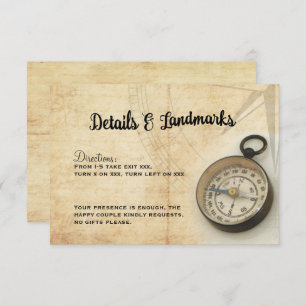 Unser Adventure setzt die Jubiläumsdetails-Karte f Einladung