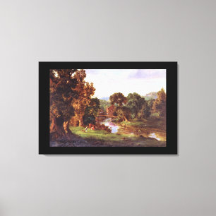 Unser altes Mill', George Innes_Landscapes Leinwanddruck