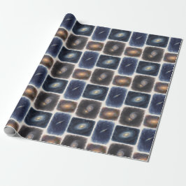 Unser Aquarell-Universum-Wrap-Papier Geschenkpapier